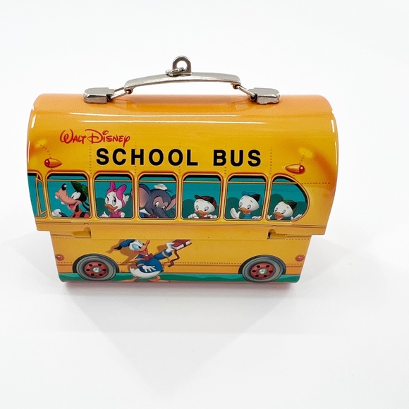 Hallmark Keepsake Ornament Disney’s School Bus Launch Box Set 2001 - Picture 4 of 15